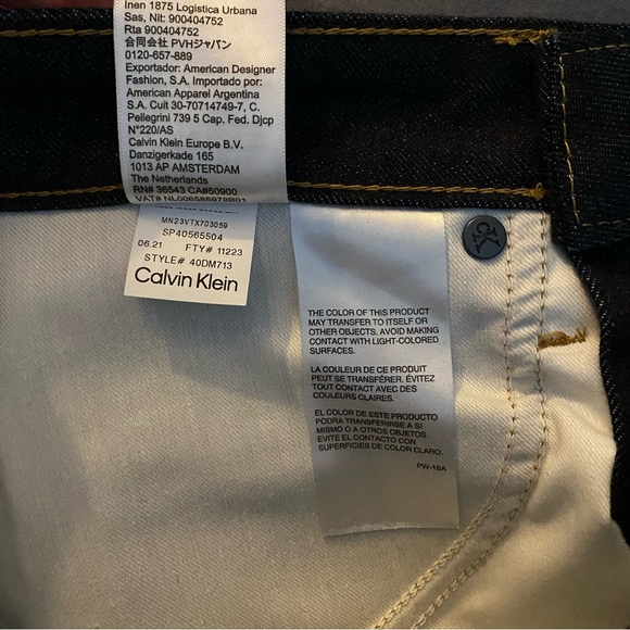 Men’s Calvin Klein jeans, slim straight fit, W31xL30, NWOT - Picture 13 of 16